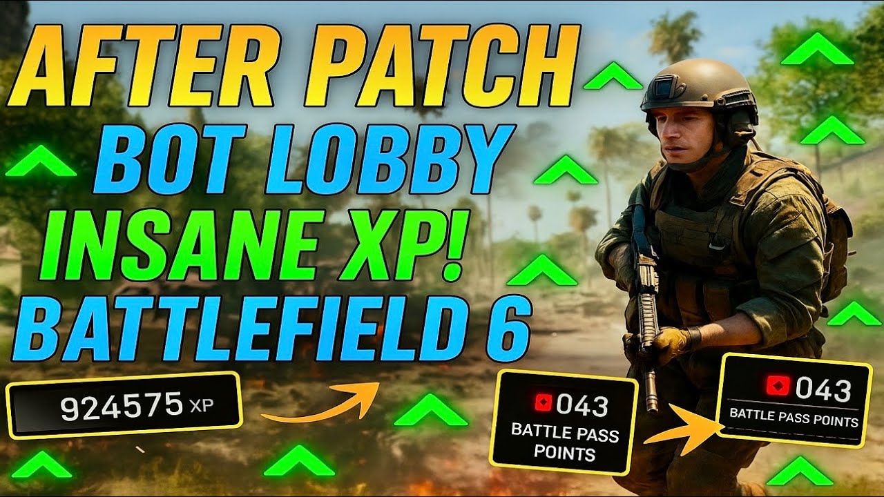 *НОВОЕ* БЕЗУМНОЕ ЛОББЕ БОТОВ ОПЫТА В Battlefield 6 (ПОСЛЕ ПАТЧА) ОПЫТ ДЛЯ ОРУЖИЯ!