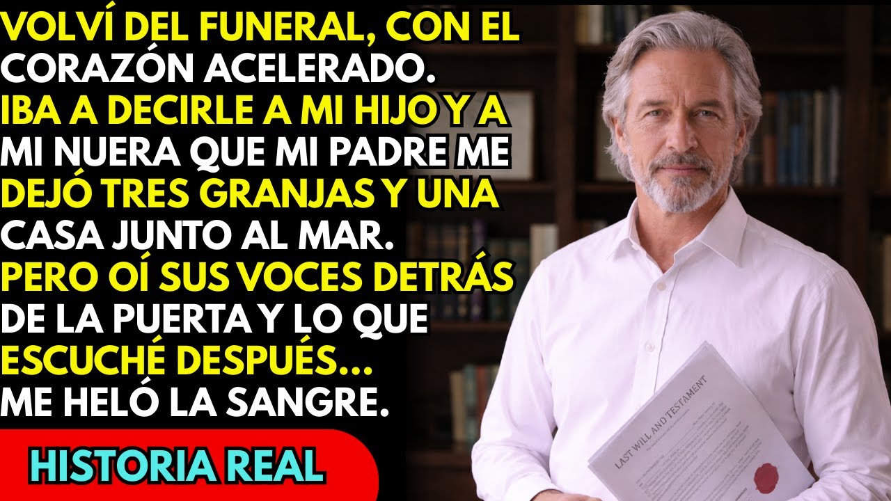 Volví del funeral y le dije a mi hijo y a mi nuera: «¡Heredé 3 granjas!»