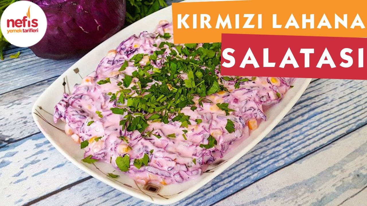 Kırmızı Lahana Salatası - Salata Tarifleri - Nefis Yemek Tarifleri