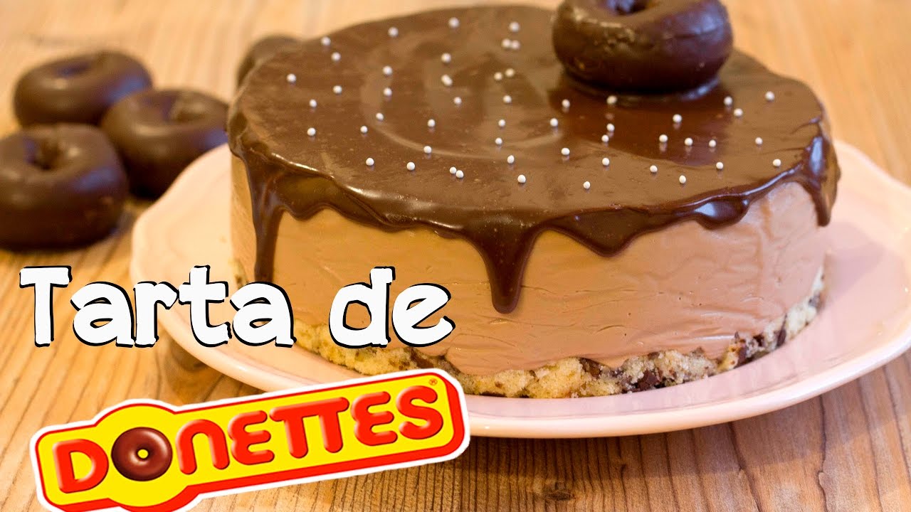 Tarta de Donettes | Receta fácil y sin horno