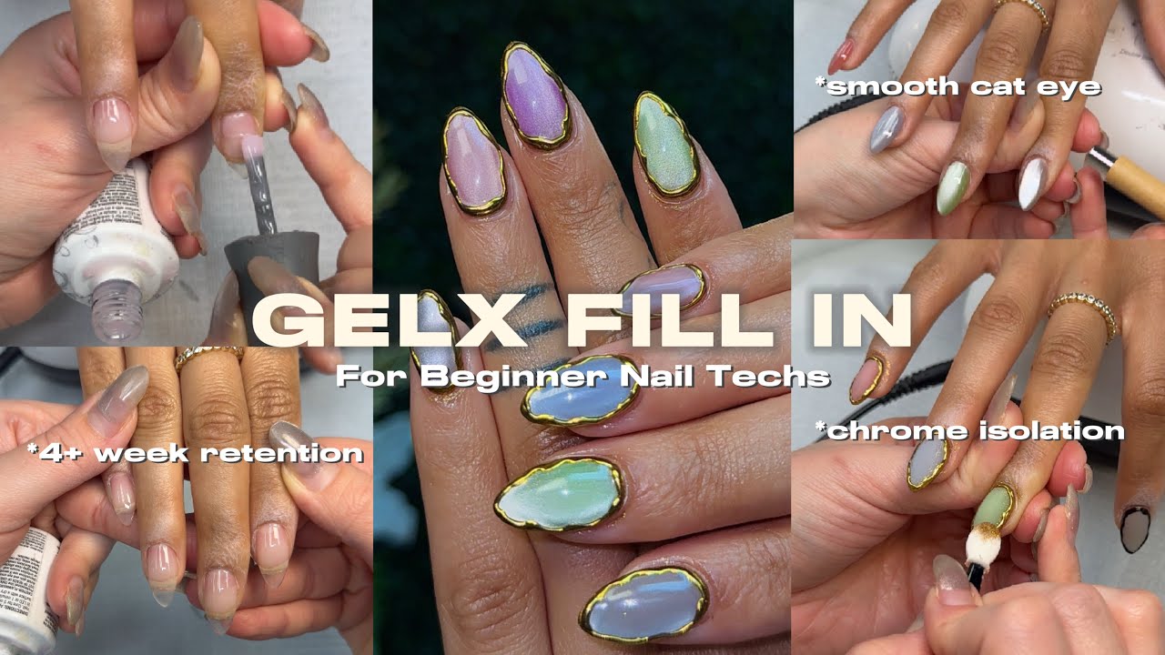 Watch me do a GELX FILL IN on my client