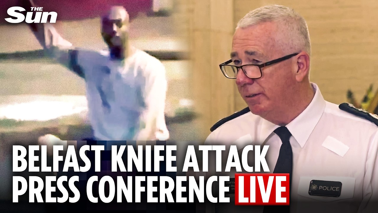 LIVE: Stormont leaders and police hold press conference after Belfast knife attack