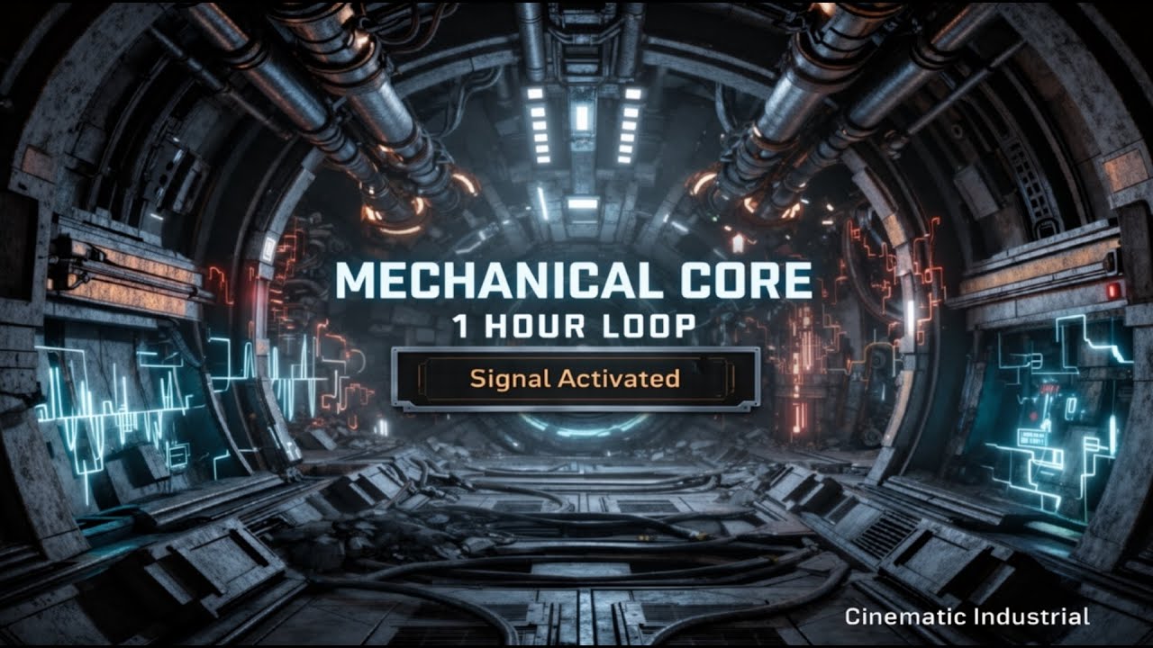 Mechanical Core — Cinematic Industrial Music | Signal Activated |1 Hour Loop