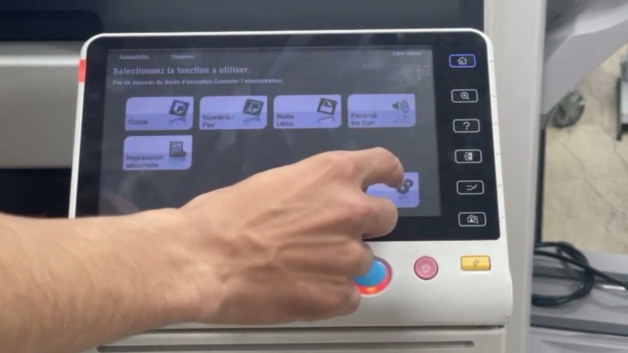 Comment configurer l'impression d'après votre pc à votre Imprimante Konica Minolta C224 C284 C454