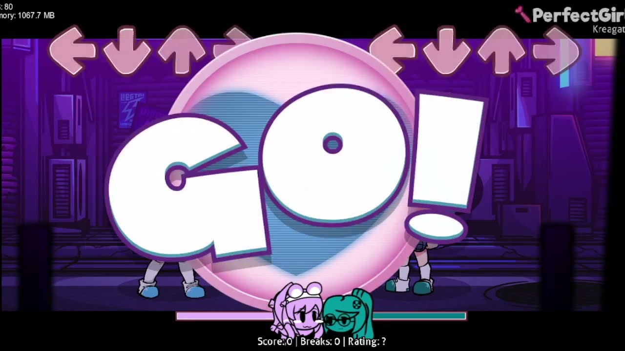 FNF เพลง PerfectGirl Maggie vs Sonuki (You're really amazing.)