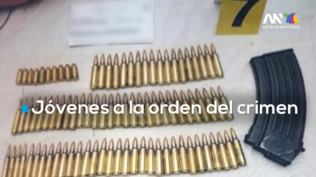Los j&oacute;venes est&aacute;n a la orden del crimen: por elecci&oacute;n o enga&ntilde;o de los c&aacute;rteles