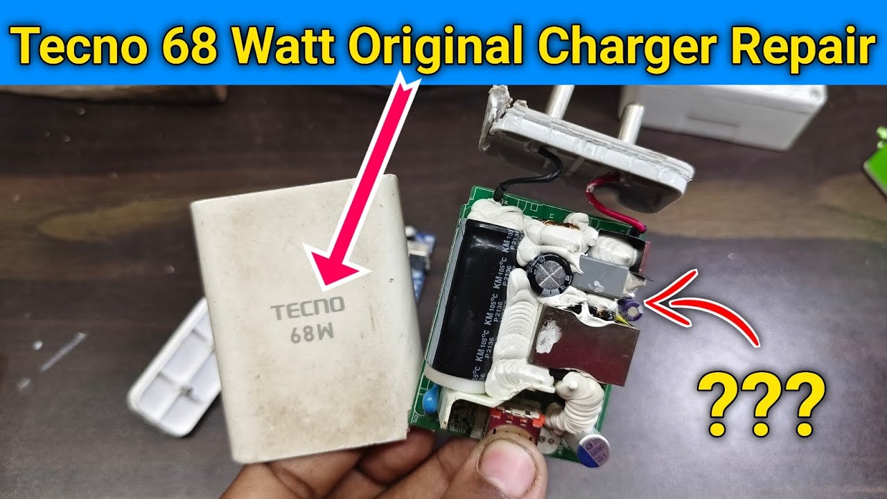 ✅Tecno 68 Watt Fast Charger Repair || Tecno Fast Charger Repair In Hindi 