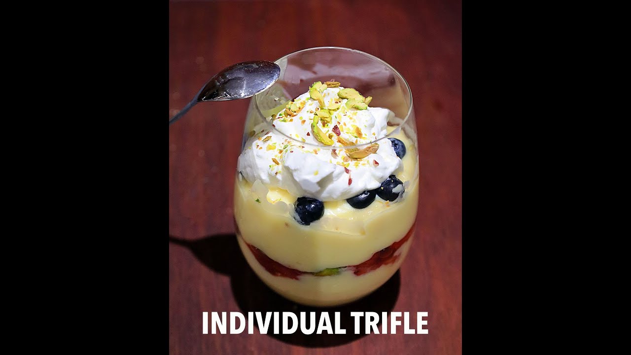 Individual trifle recipe | Easy dessert recipe