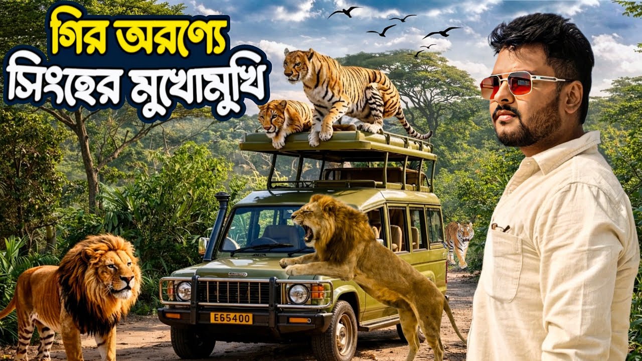 Gir National Park | Devalia Safari Park | Asiatic Lion | Jeep Safari | Gujarat Tour