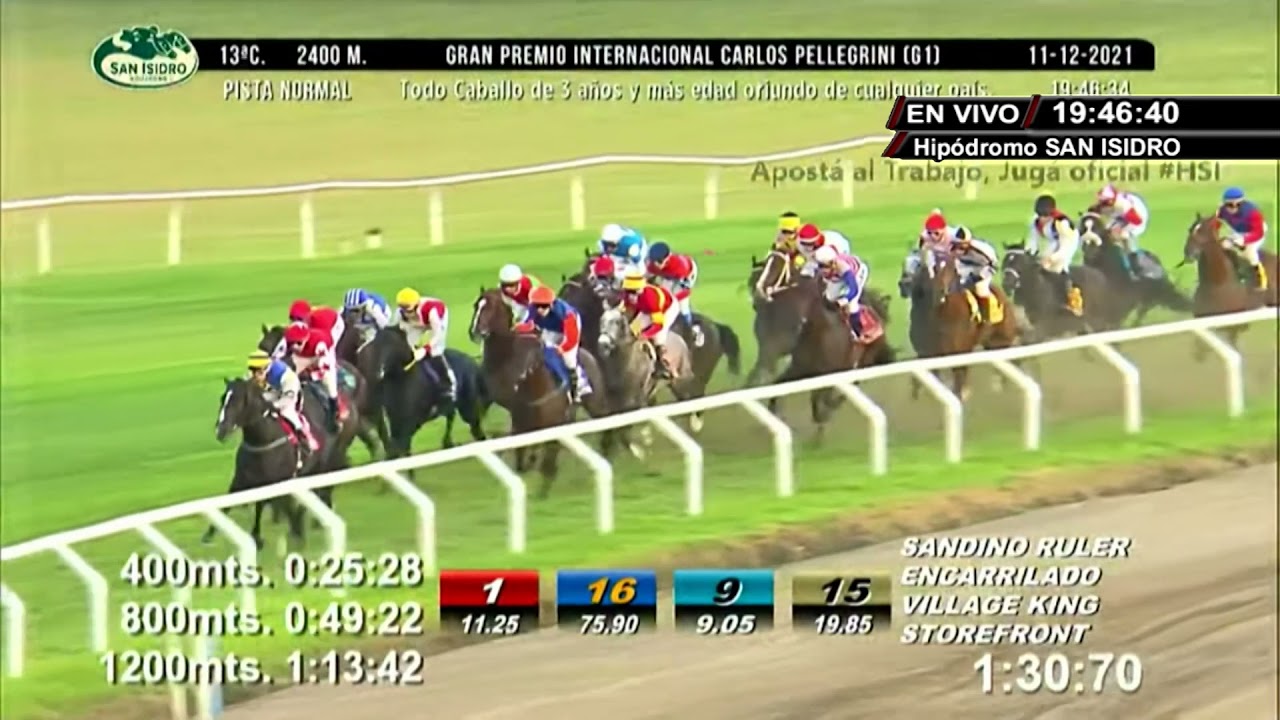 GRAN PREMIO CARLOS PELLEGRINI 2021 - HIPODROMO DE SAN ISIDRO