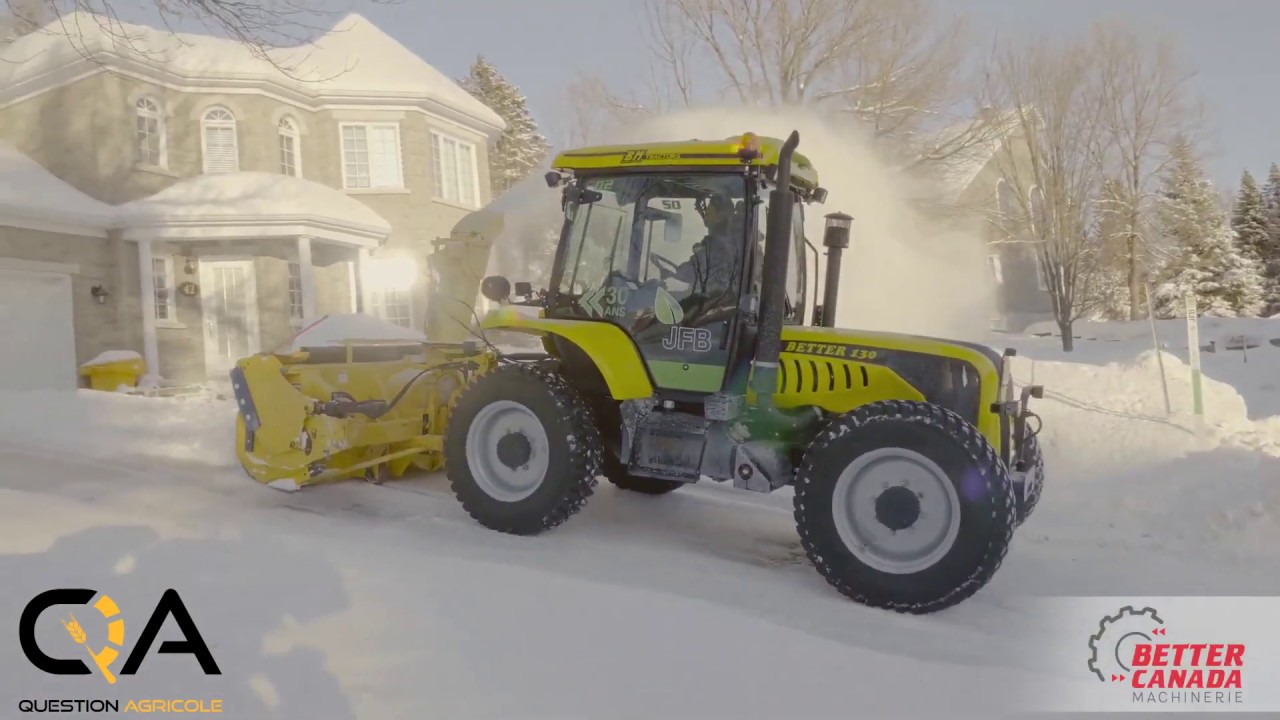 Tracteur Better 150 | Un outils de déneigement professionnel!