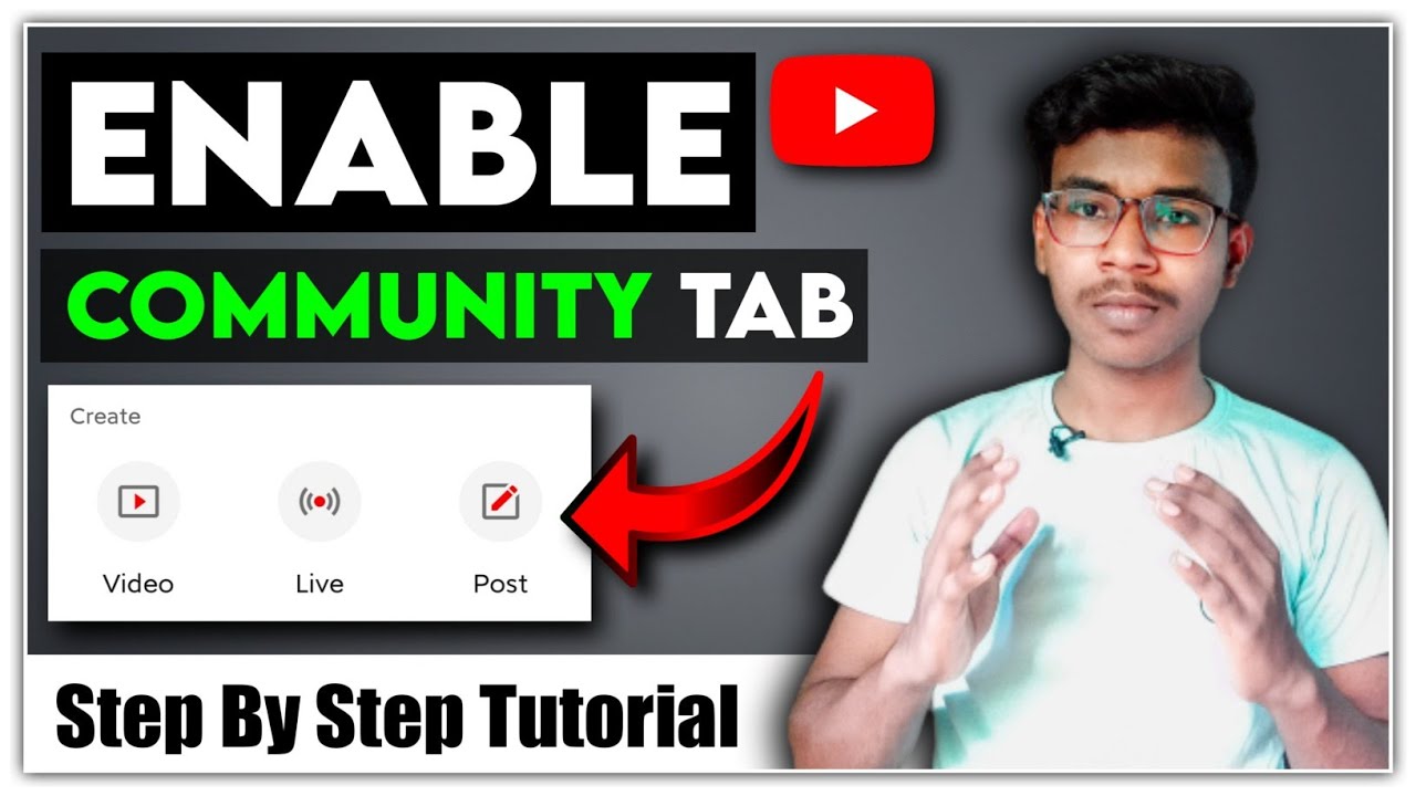 How To Enable Community Tab On YouTube In Hindi - How To Get YouTube Community Post Tab Quickly