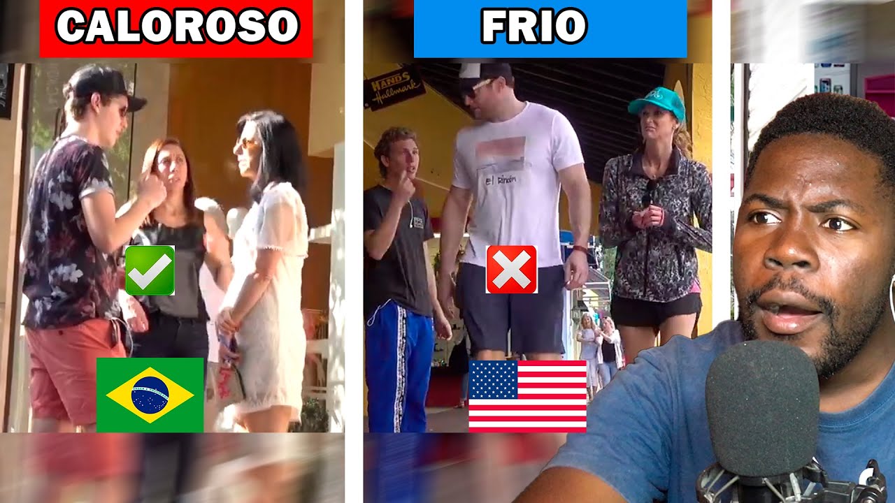 ESSA É A DIFERENÇA ENTRE BRASILEIROS E EUA um frio o outro caloroso