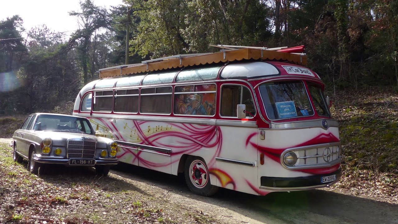 Ballade en 6 cyclindres autocar Mercedes Benz O 321 H Oldtimer (1961)