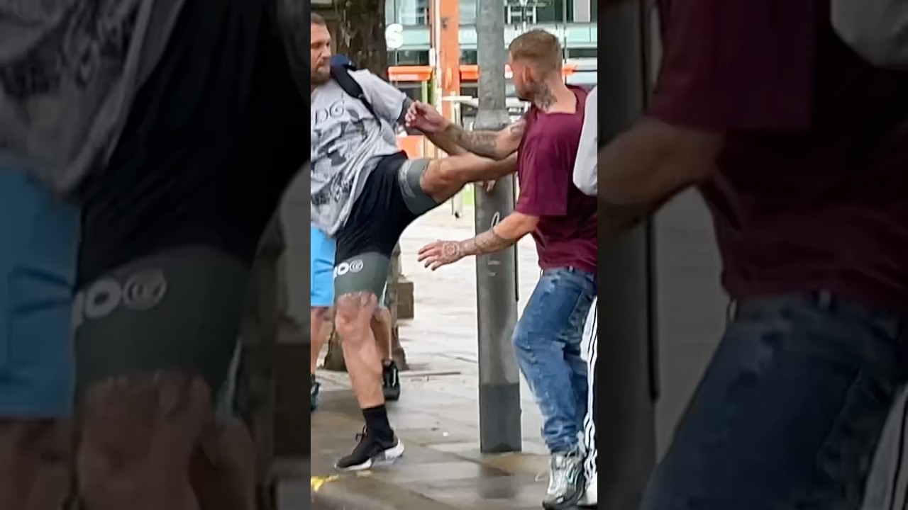 FLYING ELBOW FRED USING THE LEG INSTEAD🦵🥊