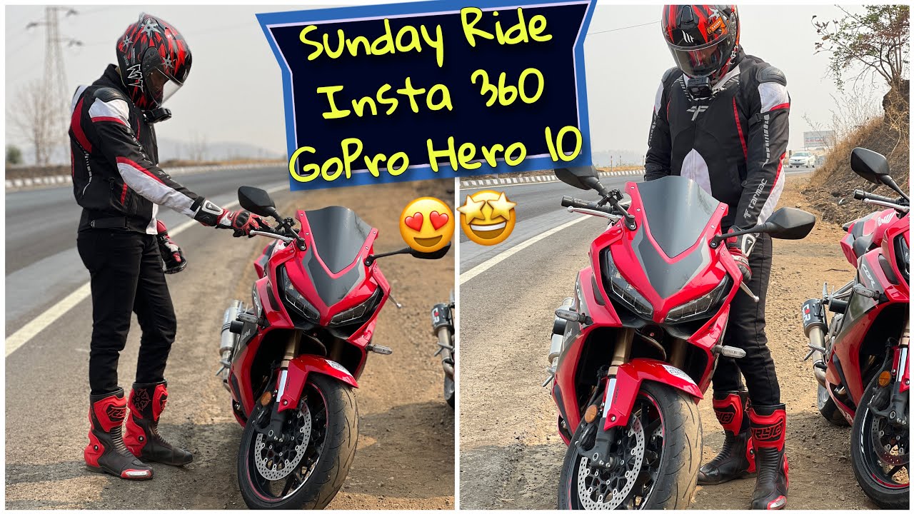 HONDA CBR 650R | CINEMATIC MOTOVLOG | INSTA 360, GOPRO 10 | MANAS RESORT IGATPURI | WEEKEND VLOGGER