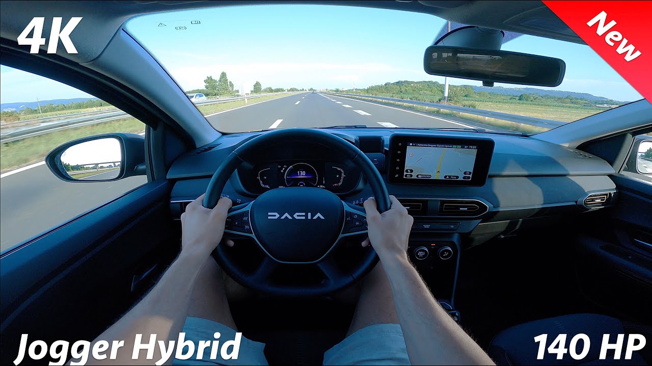 Dacia Jogger Hybrid 2024 POV Test drive 4K (1.6 140 HP)