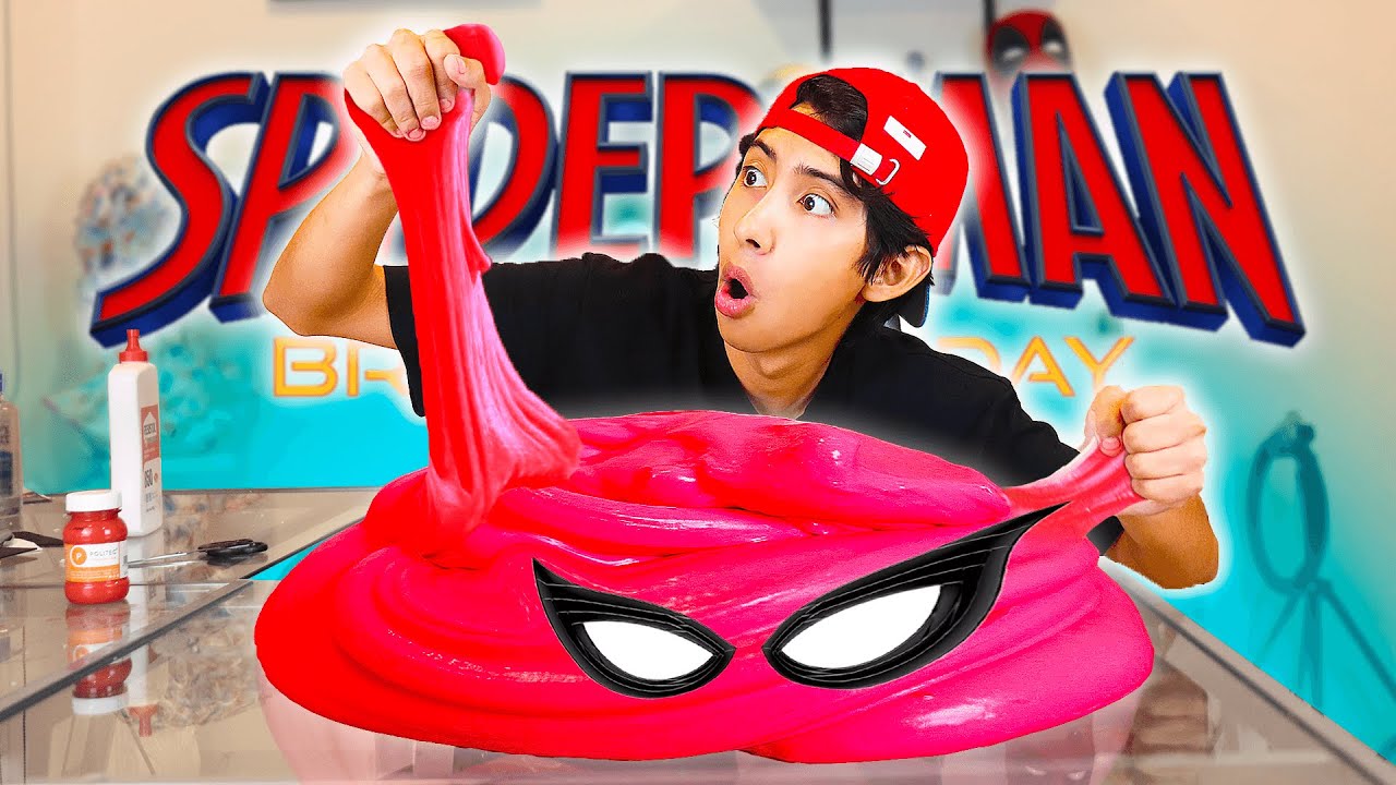 ¡HICE UN SLIME GIGANTE DE SPIDERMAN! - IVANSPIDEY