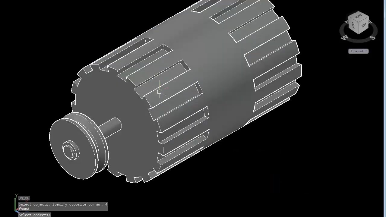 AUTOCAD 3D MOTOR | AUTOCAD MECHANICAL