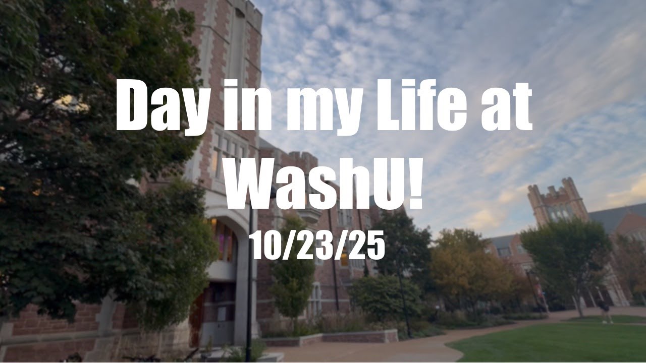 Busy Monday! | WASHU VLOG #2