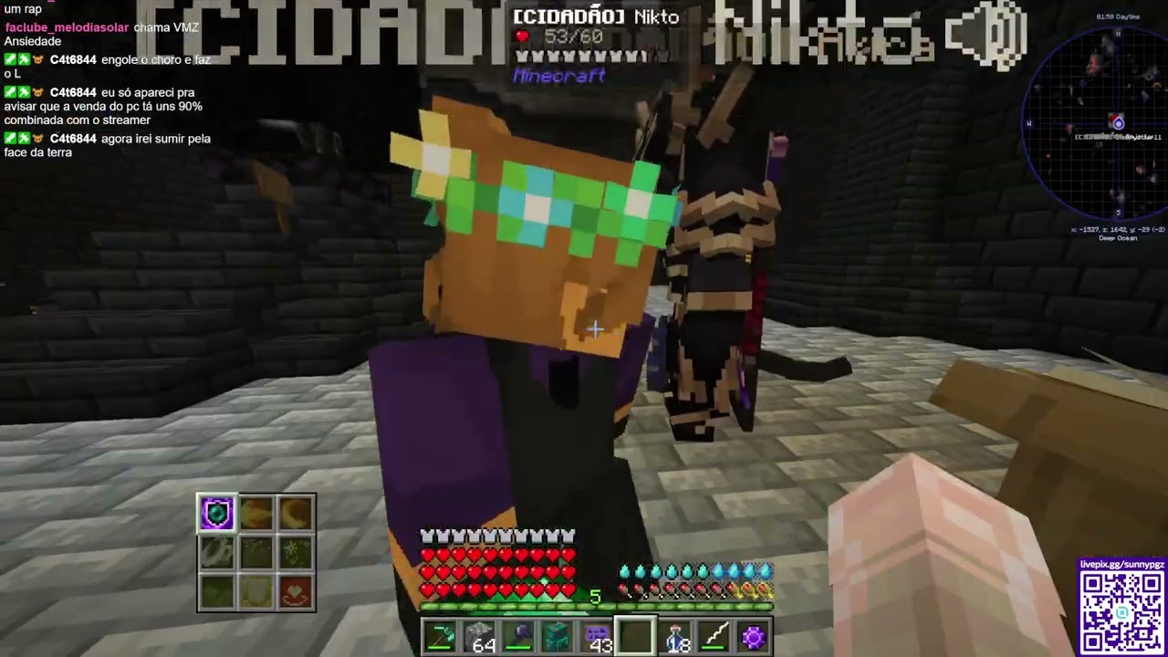 Dia de Rp ou  de Grindar? | Minecraft Nocta Smp - 2 Temporada | #5 (Parte 3)