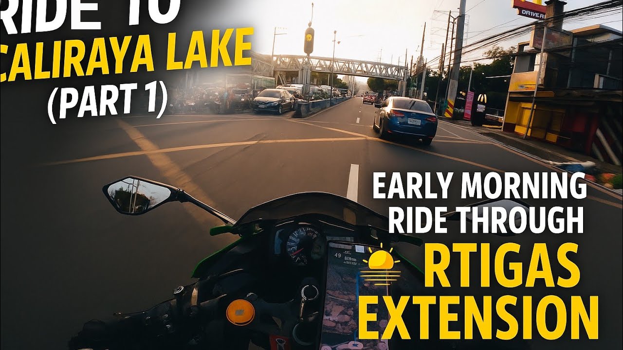 Ride to Caliraya Lake (Part 1) – Early Morning Ride Through Ortigas Extension 🌅
