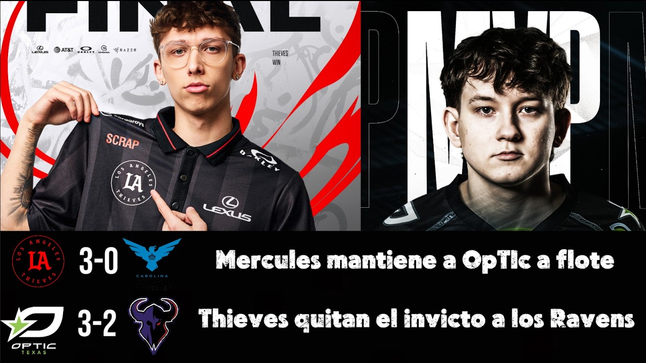 MERC CARREANDO a OPTIC, THIEVES le QUITA el INVICTO a los RAVENS, KOI al BORDE del COLAPSO - MazaCoD
