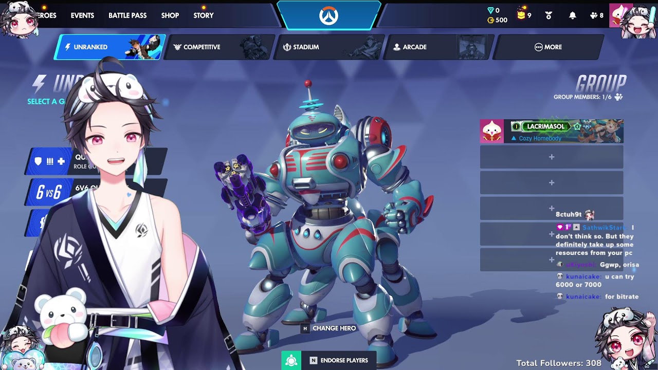 ORISA showing DOMINA-nce. Love it love it love it~ 2 NEW FULL ART OF MEEE~ !lurk !command