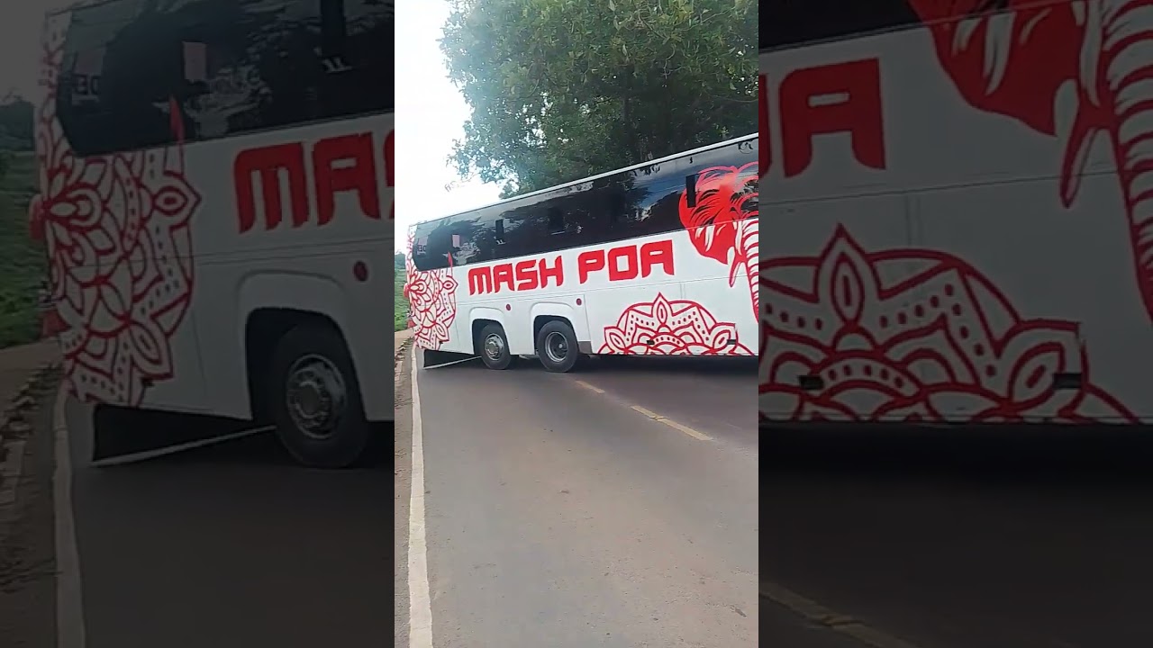 Mombasa-bound Buses in Kitisuru, Nairobi. 2024.