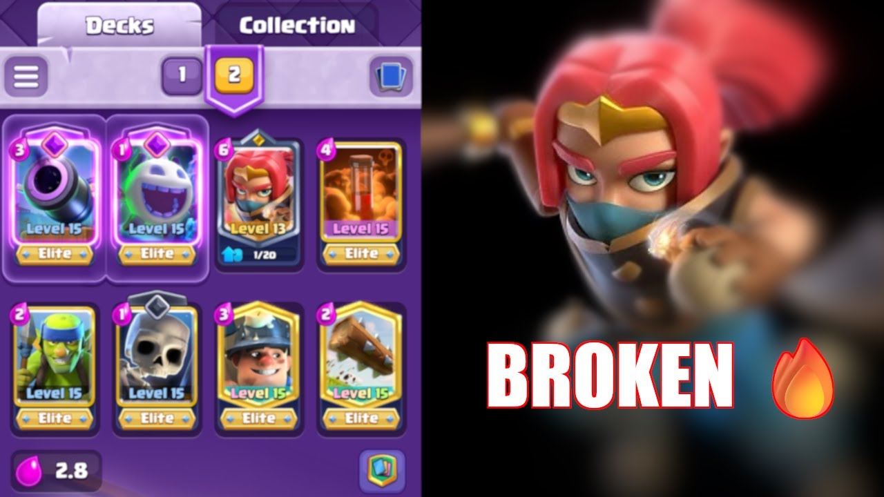 🤯 BEST DECK EVER??? Miner Control + Boss Bandit | BkRqbbit - Clash Royale