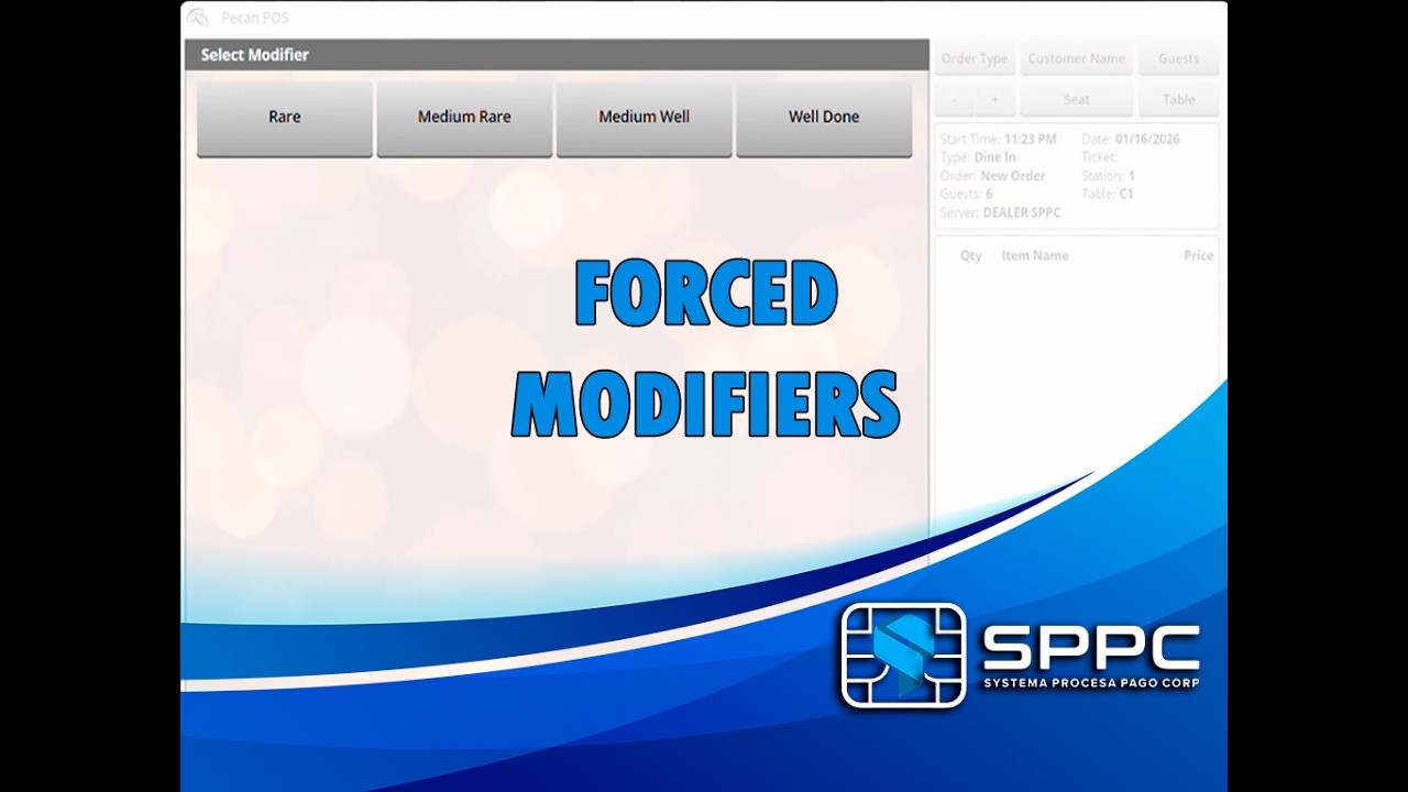 How to Create Forced Modifiers in Pecan POS | Stop Order Errors