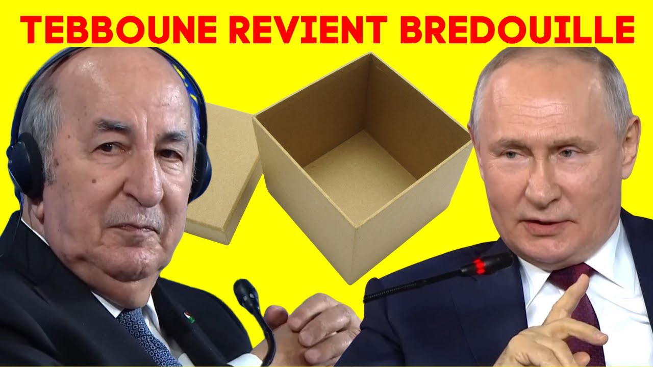Scoop : Poutine laisse Tebboune en suspens sur le conflit du Sahara marocain