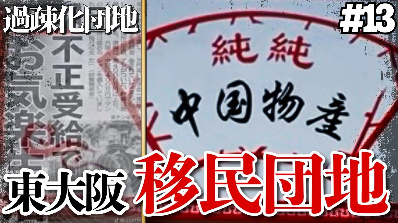 日本の団地に何が起きている？移民化が進む府営鴻池住宅の現実　#移民　＃移民団地