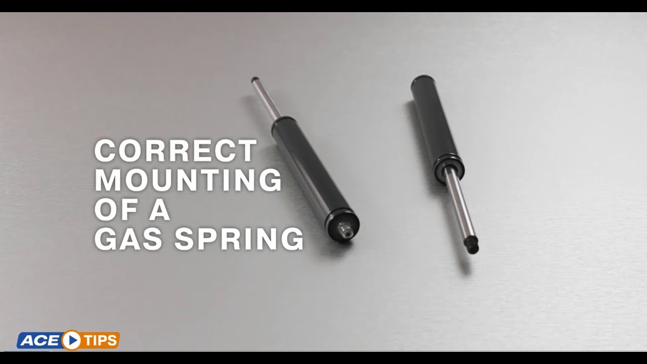 ACETips | Correct mounting of a gas spring