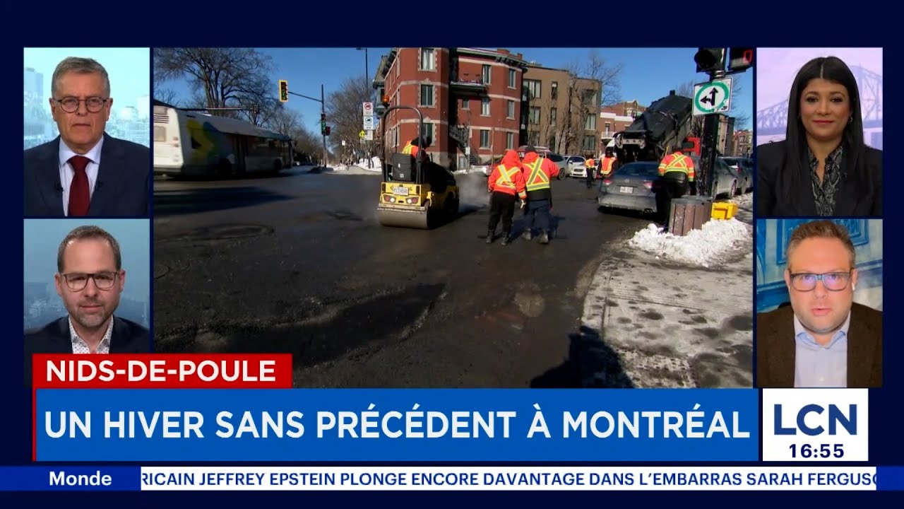 Nids-de-poule: l’état des routes indigne les panélistes de «La Joute»