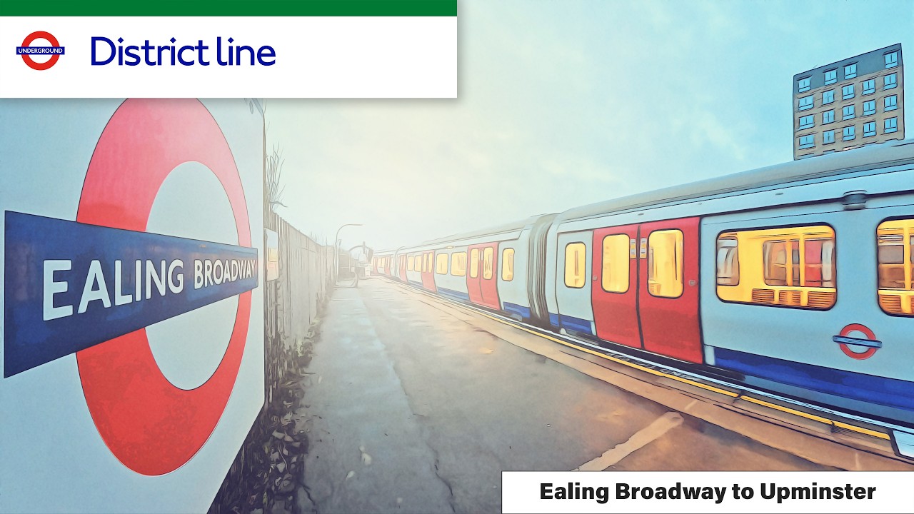 London Underground District line – Ealing Broadway to Upminster