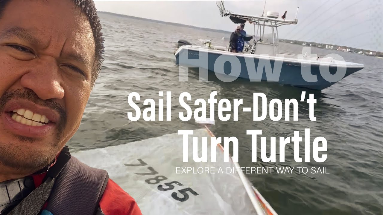 Как избежать опрокидывания и превращения в черепаху под парусом Sunfish | Sail Safer