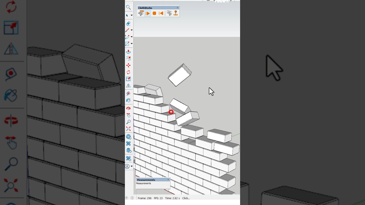 How to use the ClothWorks plugin in SketchUp?! #clothwork #sketchup #nicetower #brick #brickwall