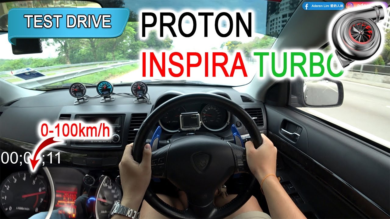 Bolt On Turbo!!! Proton Inspira 2.0P 5MT | Malaysia #POV [Test Drive] [CC Subtitle]