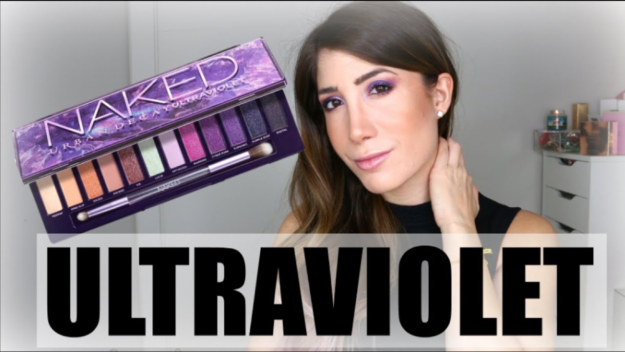 2 LOOKS CON LA MISMA PALETA + SWATCHES | NAKED ULTRAVIOLET DE URBAN DECAY