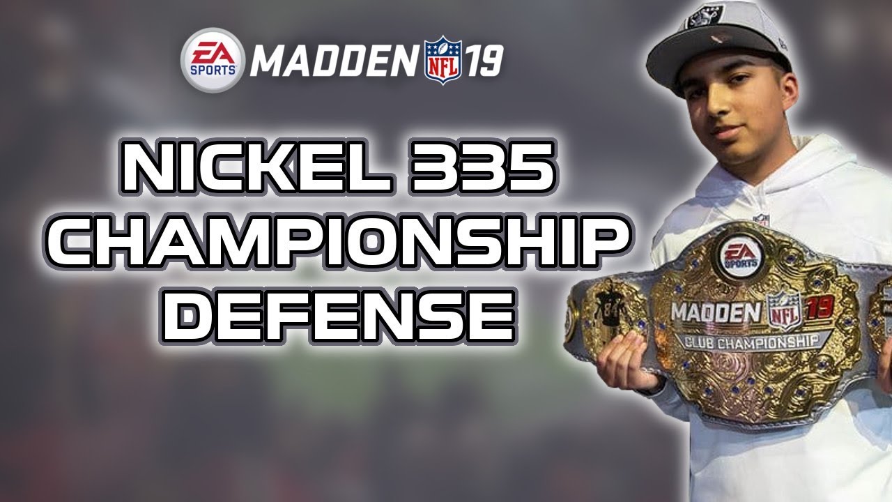 BEST DEFENSE IN THE GAME! - NICKEL 335 Championship defense - Madden 19 Tips