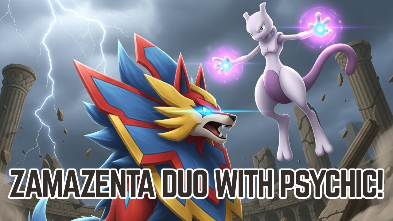 Duo Zamazenta with Mega Alakazam & Mewtwo Power!