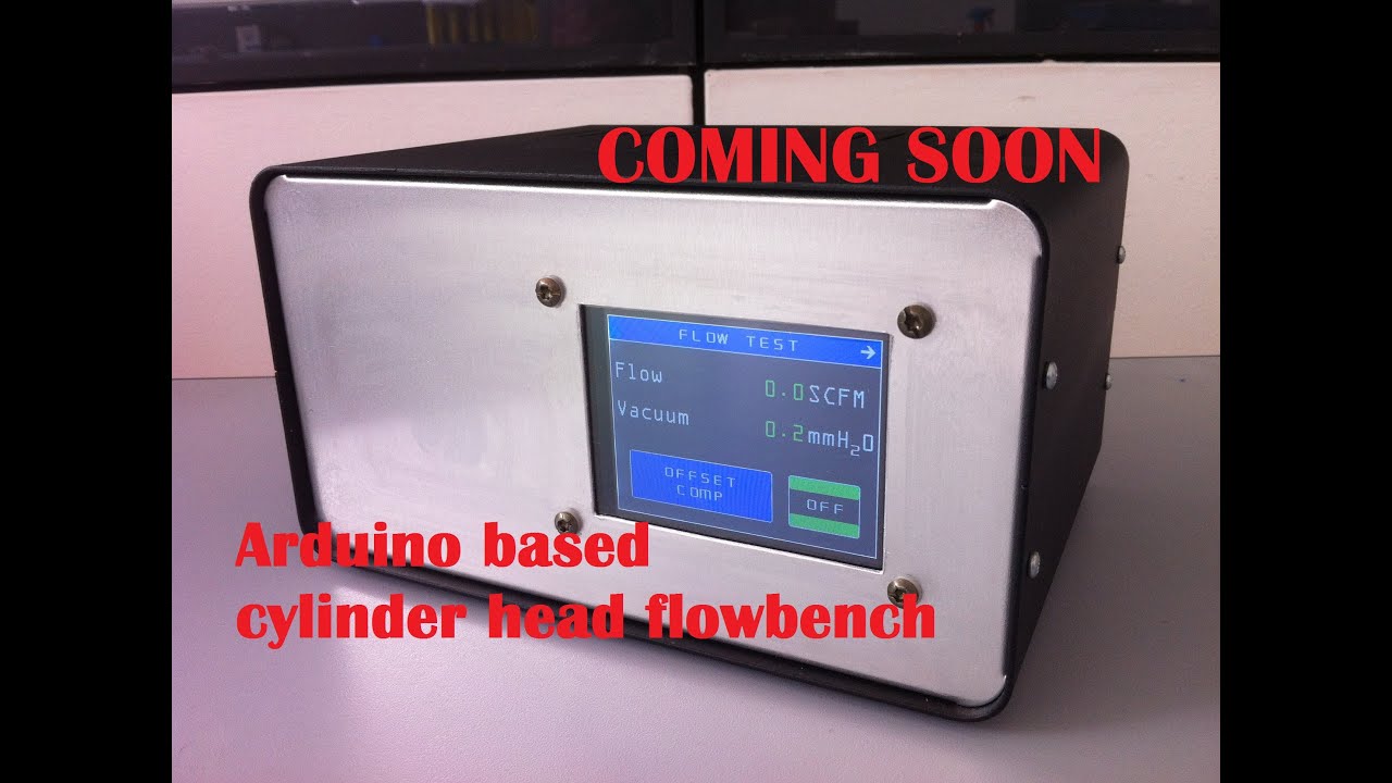 Arduino based cylinder head flow bench