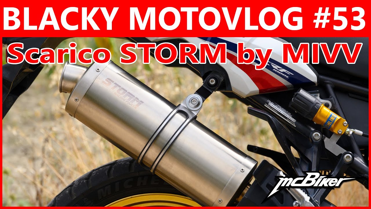 PARLIAMO DELLO SCARICO STORM BY MIVV | BLACKY MOTOVLOG #52