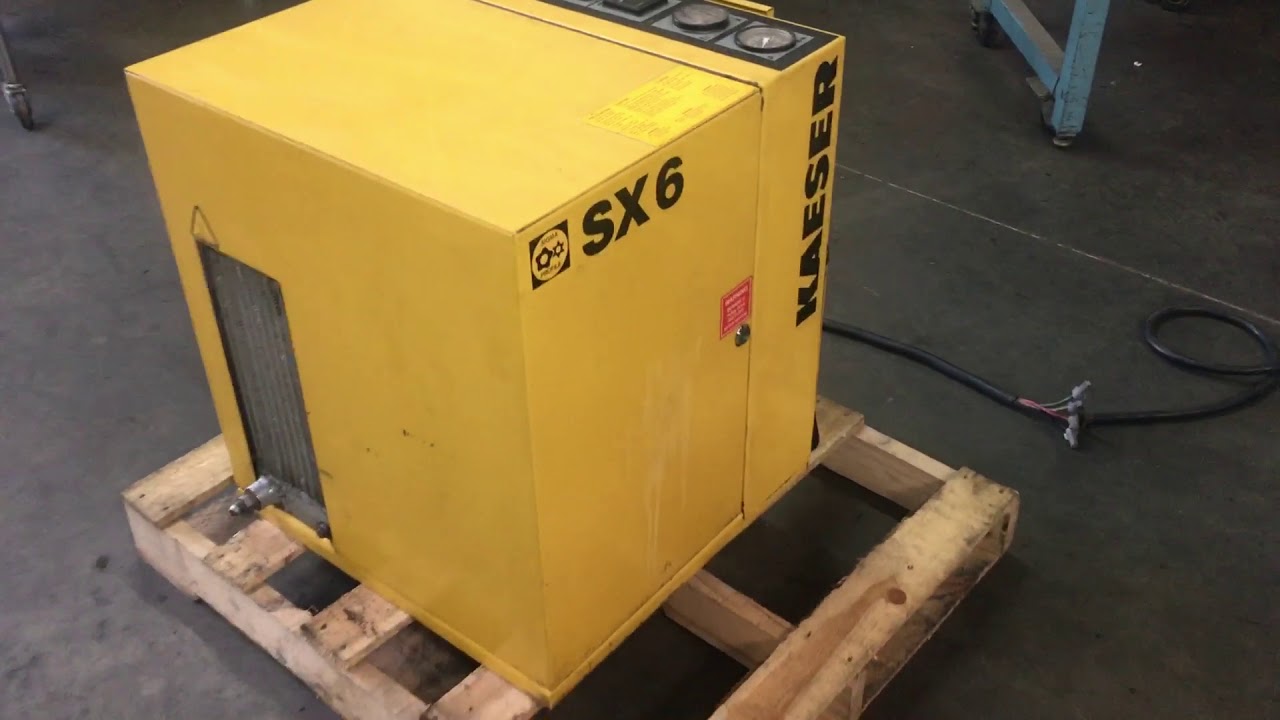 Kaeser Sigma SX6 Rotary Screw Air Compressor 5.5 hp 230V 3 Phase