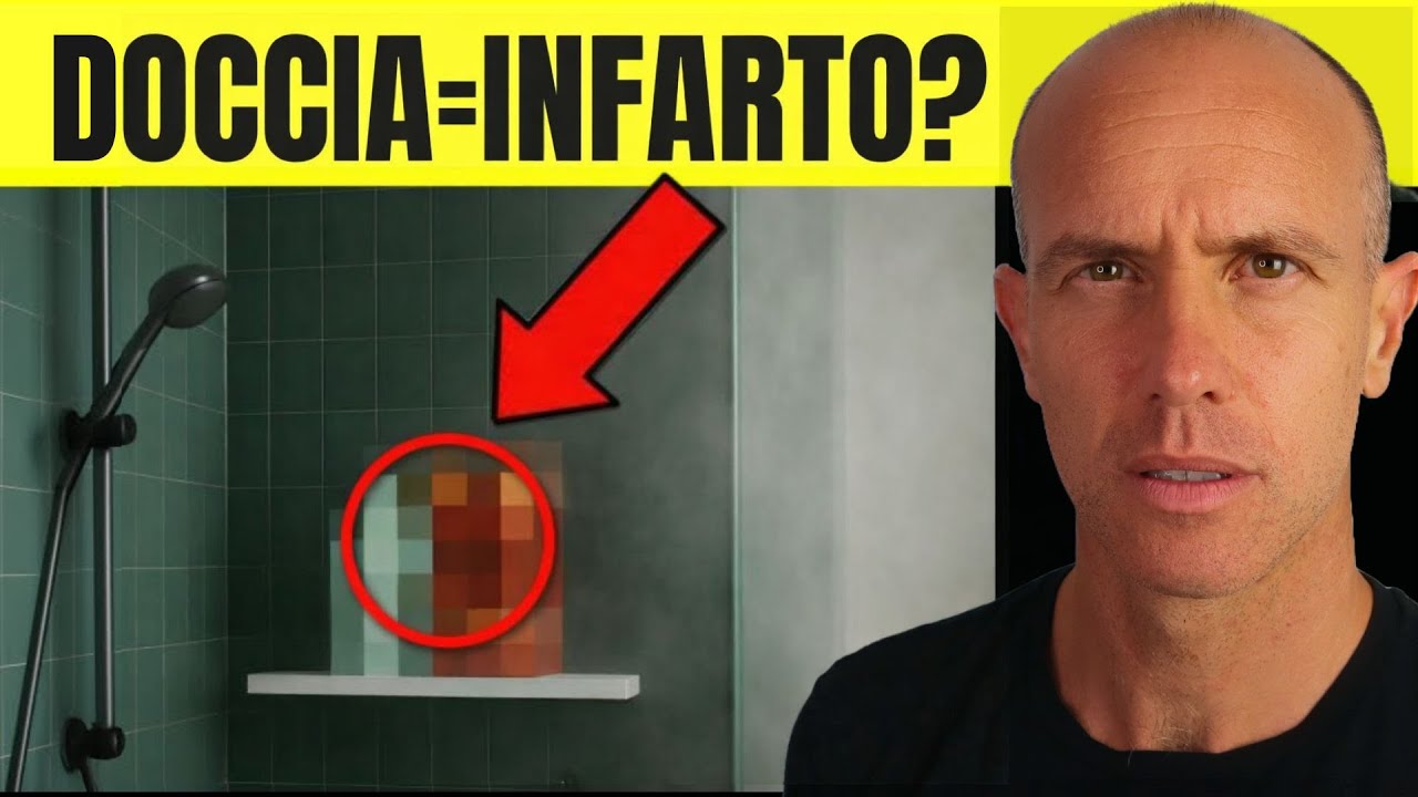 Questa ABITUDINE sotto la DOCCIA AUMENTA il rischio di INFARTO e ICTUS