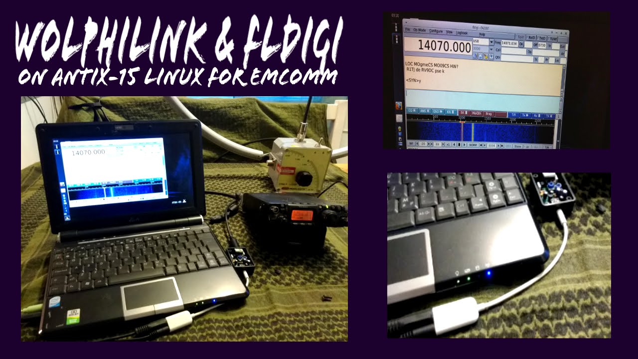 FLDigi на Linux с интерфейсом WolphiLink [Настройка и тестирование]