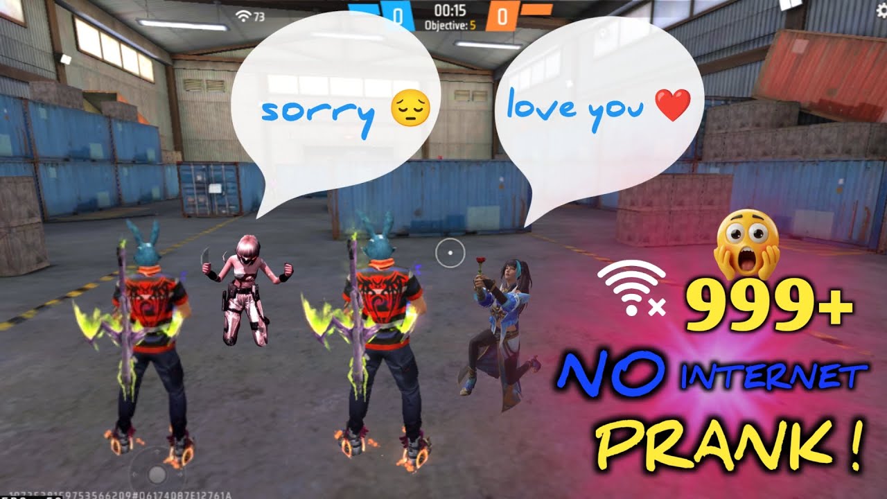 NO INTERNET PRANK LONEWOLF 2026 (FREE FIRE)