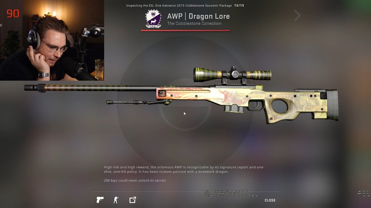 ohnePixel opens COBBLESTONE SOUVENIR PACKAGE($700)