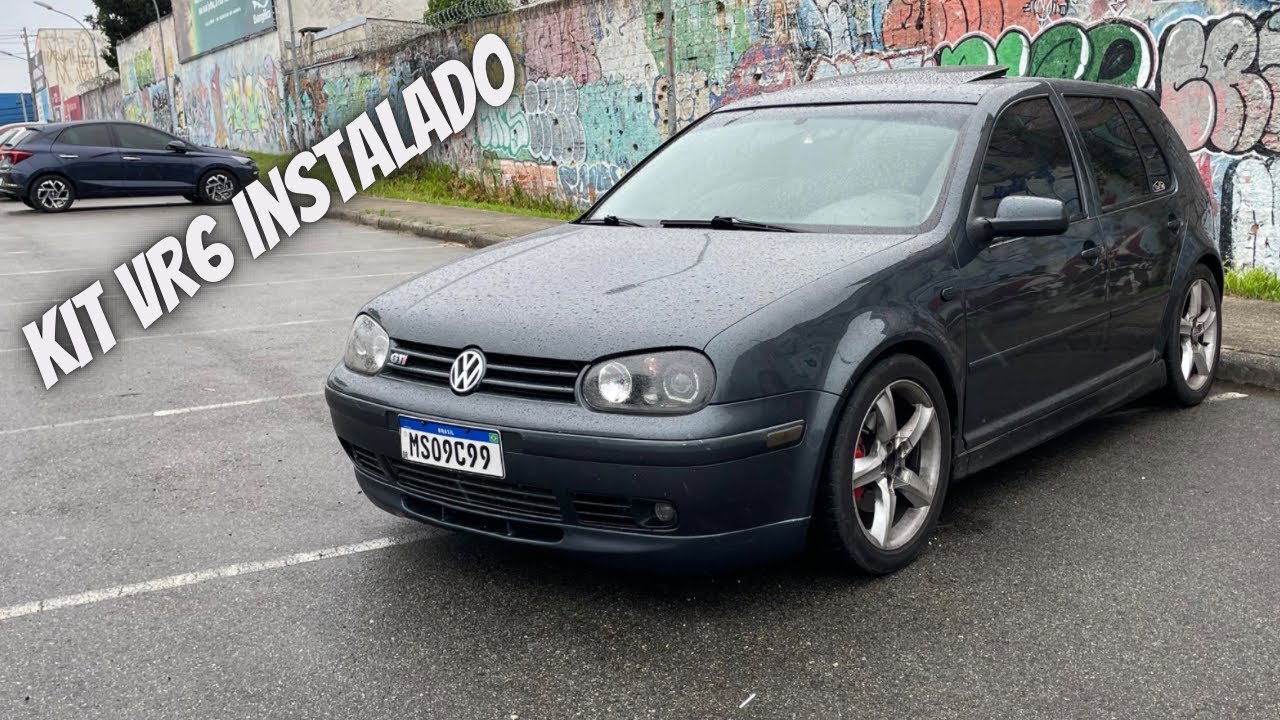 INSTALEI O KIT VR6 NO MEU GOLF GTi 😍🔥